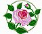 Matriz Bordado Conjunto De Rosas Delicadas - Imagem 3