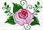 Matriz Bordado Conjunto De Rosas Delicadas - Imagem 1