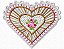 Matriz Bordado Coração Com Rosas - Imagem 8