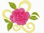 Matriz Bordado Rosa Delicada - Imagem 9