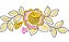 Matriz Bordado Rosas Amarelas - Imagem 2