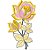 Matriz Bordado Rosas Amarelas - Imagem 3