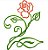 Matriz Bordado Rosas Contorno - Imagem 9