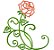 Matriz Bordado Rosas Contorno - Imagem 10