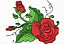 Matriz Bordado Rosas Fantásticas - Imagem 1