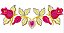 Matriz Bordado Rosas Lindas Para Toalhas - Imagem 8