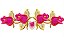 Matriz Bordado Rosas Lindas Para Toalhas - Imagem 3