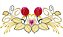Matriz Bordado Rosas Lindas Para Toalhas - Imagem 9