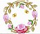 Matriz Bordado Rosas Rippled - Imagem 1