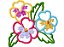 Matriz Bordado Aplique Flores Lindas - Imagem 8