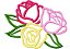 Matriz Bordado Aplique Flores Lindas - Imagem 7