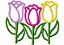 Matriz Bordado Aplique Flores Lindas - Imagem 9