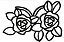 Matriz Bordado Coleção Flores Grandes Contorno - Imagem 4