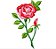 Matriz Bordado Conjunto Flores Grandes Lindas - Imagem 1