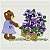 Matriz Bordado Violetas Lindas - Imagem 4