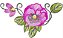 Matriz Bordado Violetas Rippled - Imagem 8