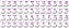 Matriz Bordado Alfabeto Aplique Banner Feliz Completo - Imagem 3