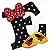 Matriz Bordado Alfabeto Aplique Laço Minnie Laço - Imagem 1