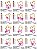 Matriz Bordado Alfabeto Aplique Mickey - Imagem 2