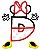 Matriz Bordado Alfabeto Aplique Minnie - Imagem 4