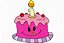 Matriz Bordado Bolo De Aniversário - Imagem 6