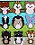 Matriz Bordado Dedoche Animais Da Floresta - Imagem 1