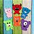 Matriz Bordado Dedoches Monstrinhos - Imagem 1