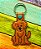 Matriz Bordado Chaveiro De Cachorrinhos - Imagem 1