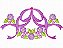 Matriz Bordado Enxoval Flores Encantadas - Imagem 8
