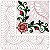 Matriz Bordado Enxoval Quilt Rosinhas - Imagem 10