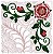 Matriz Bordado Enxoval Quilt Rosinhas - Imagem 4