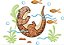 Matriz Bordado Coleção Animais Lindos Para Fralda Rippled - Imagem 9