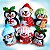 Matriz Bordado Boneco De Pano Pinguim No Natal - Imagem 1