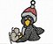 Matriz Bordado Pendurado Natal Pinguim - Imagem 9