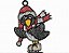Matriz Bordado Pendurado Natal Pinguim - Imagem 8