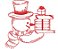 Matriz Bordado Redwork Natal - Imagem 9