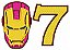 Matriz Bordado Mesversário Super Heróis - Imagem 7