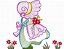 Matriz Bordado Sunbonnets Com Flores  Riplled - Imagem 9