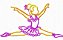 Matriz Bordado Bailarina Contorno - Imagem 10