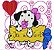 Matriz Bordado Animais Baby Arabesco - Imagem 1
