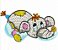 Matriz Bordado Animais Patchwork Lindo - Imagem 1