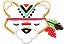 Matriz Bordado Aplique Animais Tribal - Imagem 2