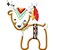 Matriz Bordado Aplique Animais Tribal - Imagem 3