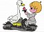Matriz Bordado Brincando Com Animais - Imagem 3
