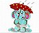 Matriz Bordado Elefante Feliz - Imagem 9