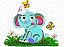 Matriz Bordado Elefante Feliz - Imagem 7