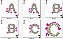 Matriz Bordado Alfabeto Borboleta Com Flores - Imagem 8