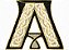 Matriz Bordado Alfabeto Celtic - Imagem 1