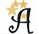 Matriz Bordado Alfabeto Completo Estrelinhas - Imagem 1