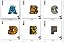 Matriz Bordado Alfabeto Crazy Zoo - Imagem 2